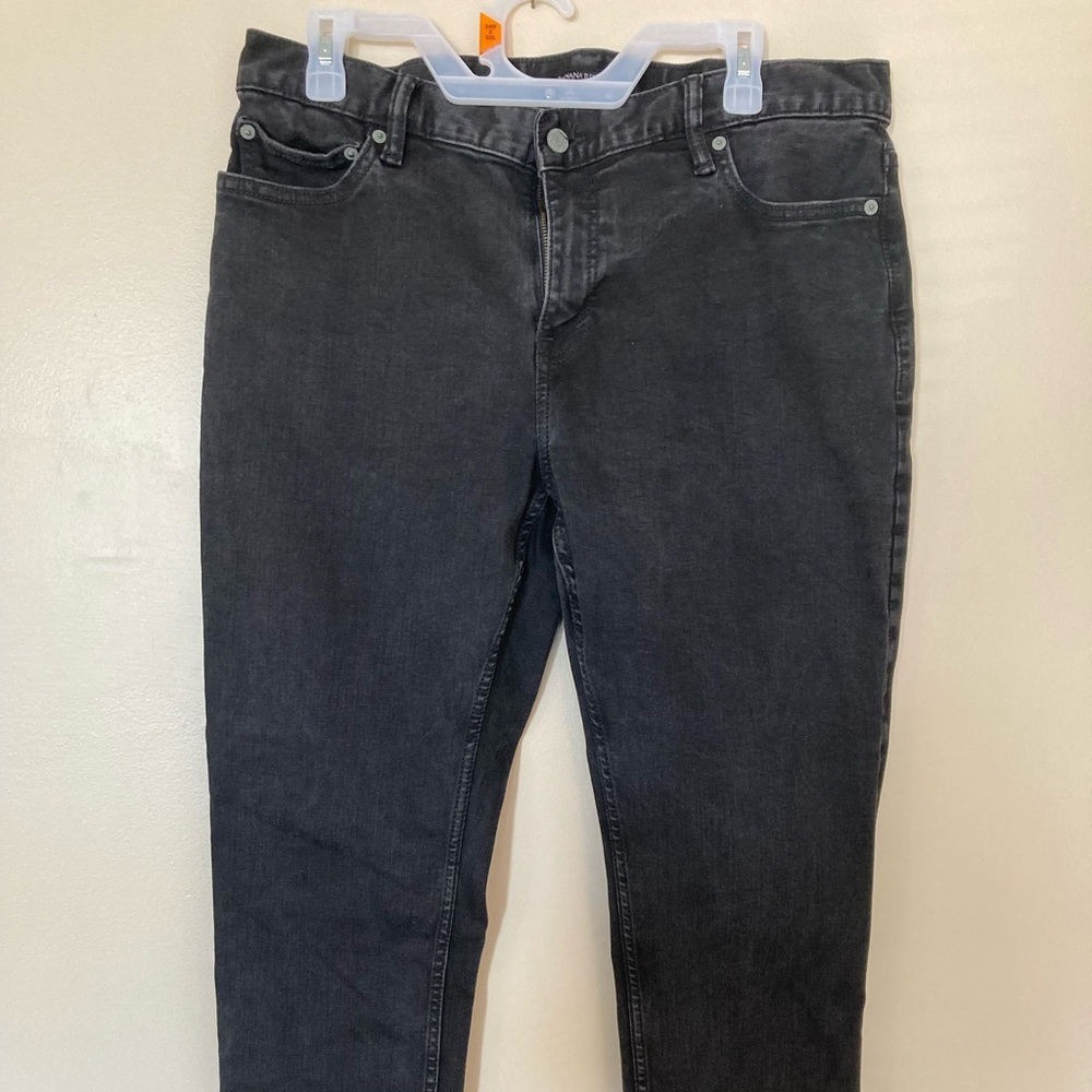 Banana Republic Washed Black Denim Jeans